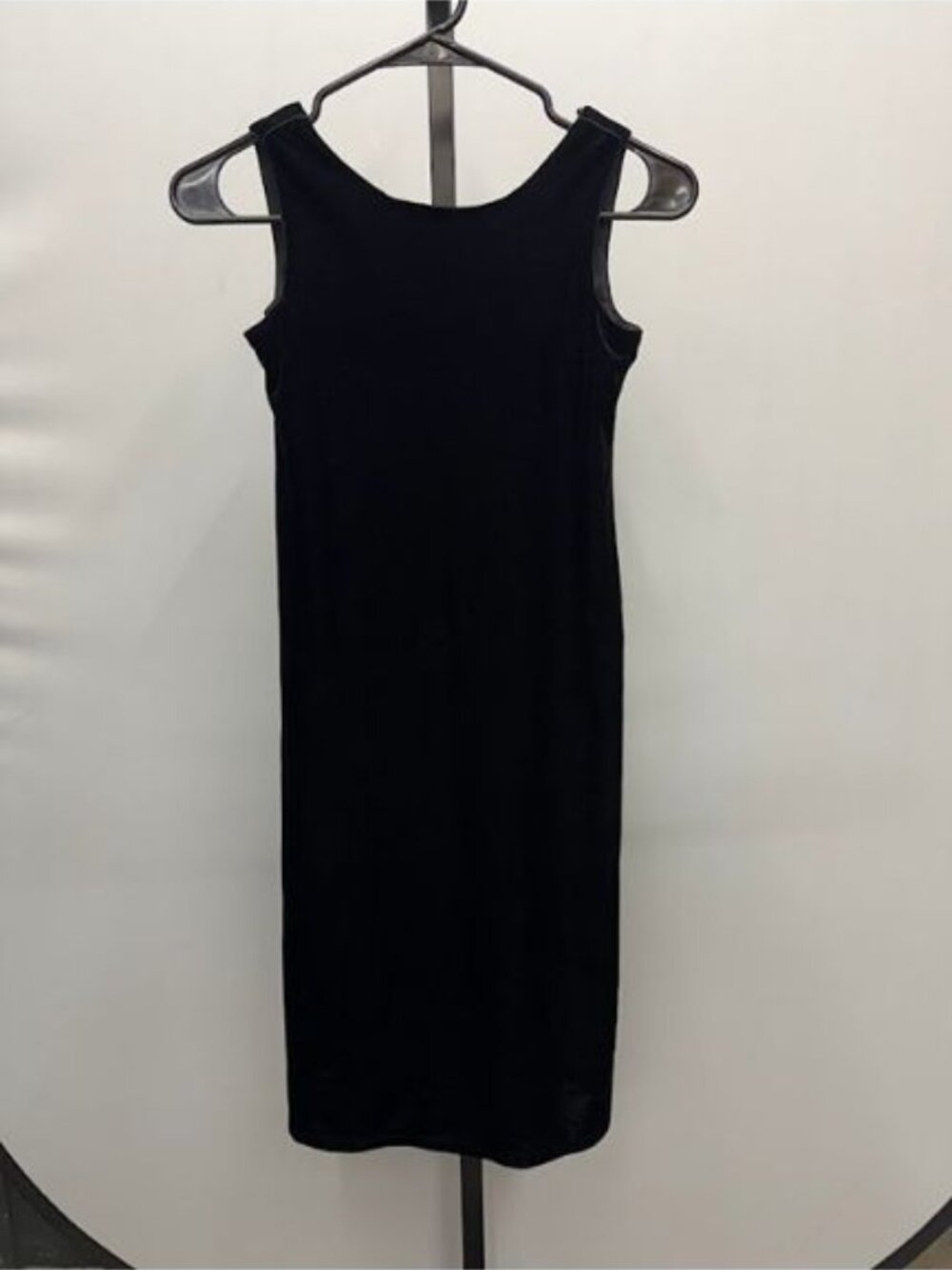 Amy Byer California Vintage Black Velvet Sleeveless Dress